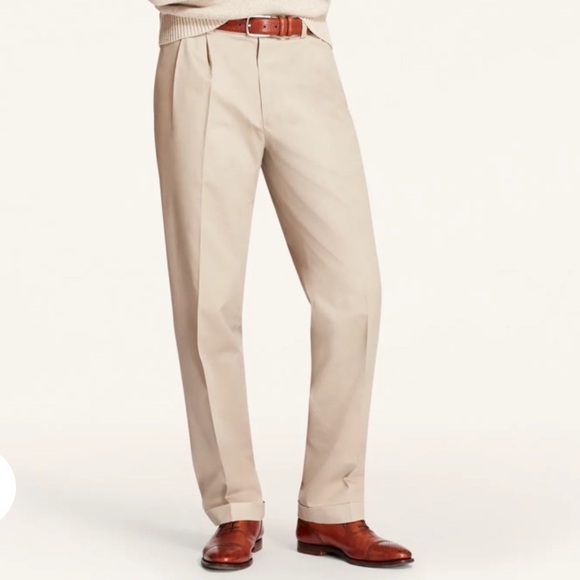 Brooks Brothers ADVANTAGE CHINO ELLIOT tan size 36/34 - Picture 1 of 16
